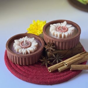 Cinnamon Floralight Diya