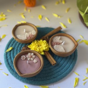 Cinnamon Soy Wax Diya