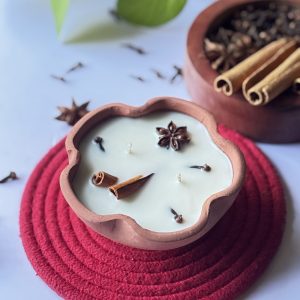 Cinnamon Spice Glow Diya